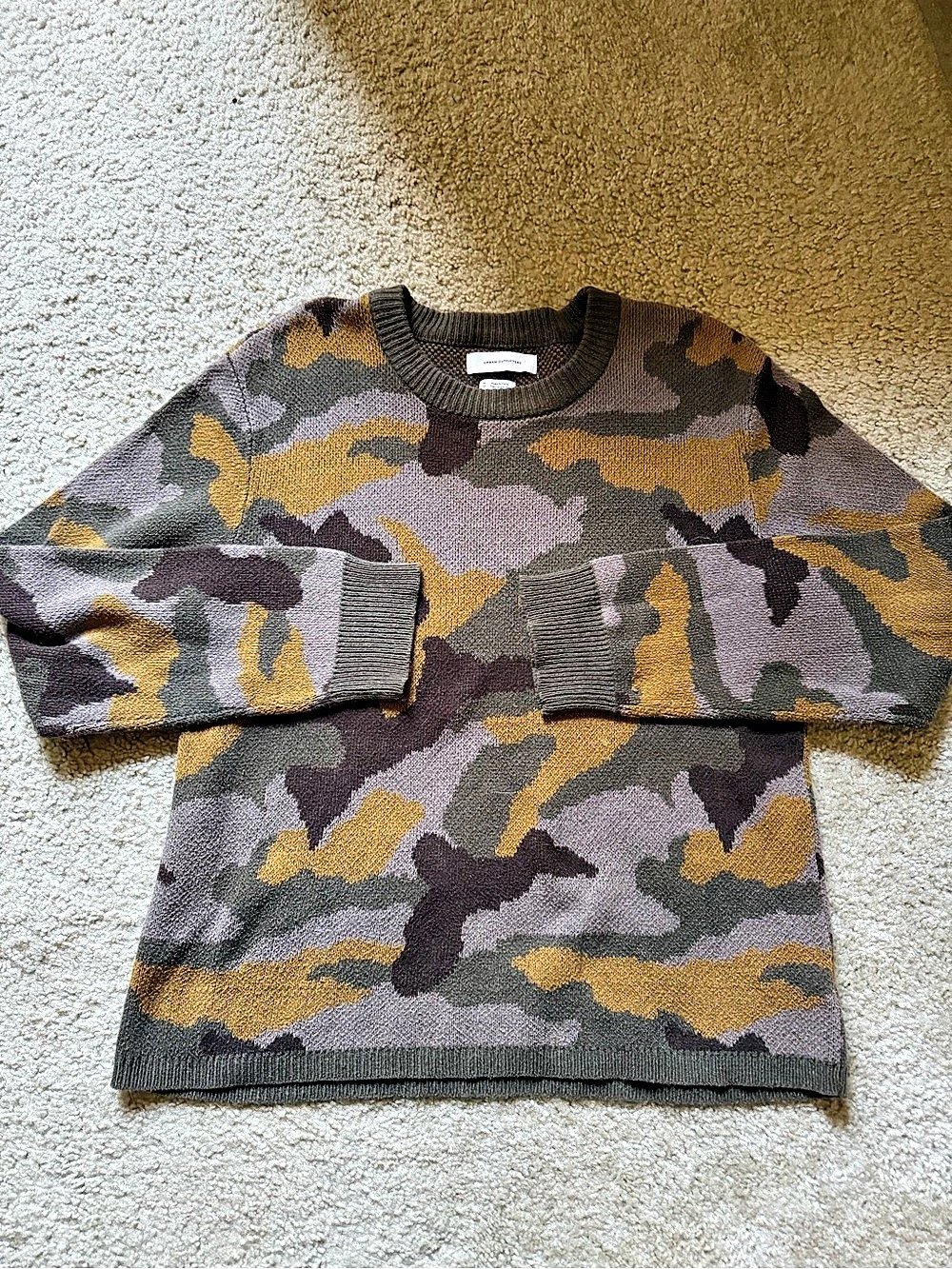 Urban Outfitters Camo Crewneck Sweater